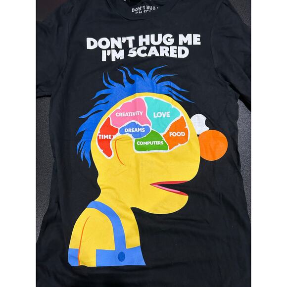 HOT TOPIC NWT "Dont Hug Me Im Scared" Graphic Tee Size XS - Picture 1 of 4